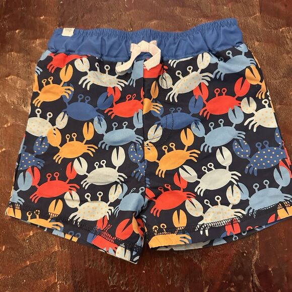 Mud Pie Little Boys Crab Swim Trunks 12-18 Months C14 - Picture 1 of 4